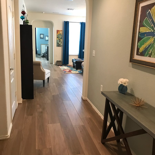 Flooring installation from Butler Floors in the Austin, TX area