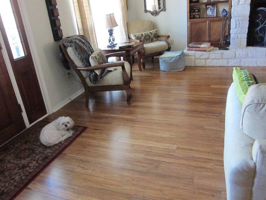 Flooring installation from Butler Floors in the Austin, TX area