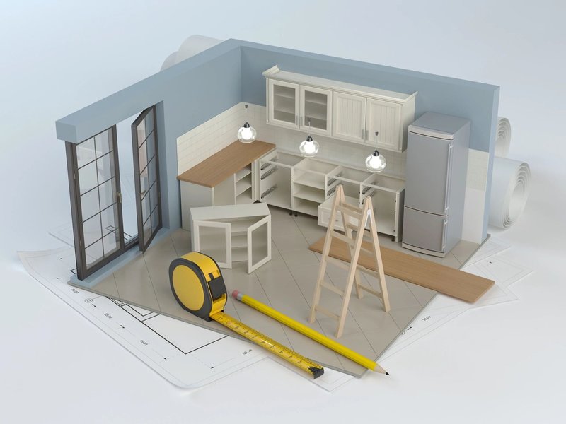 3D model of kitchen from Butler Floors in the Austin, TX area