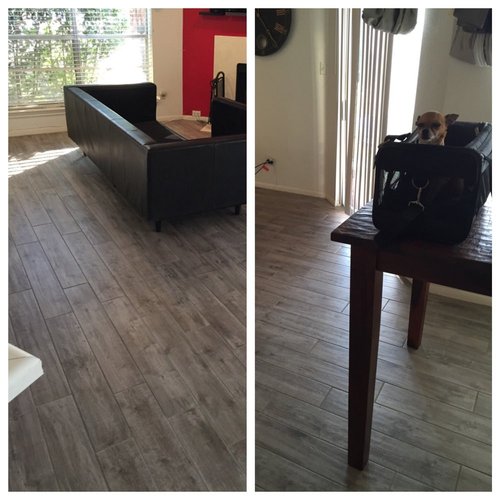 Flooring installation from Butler Floors in the Austin, TX area