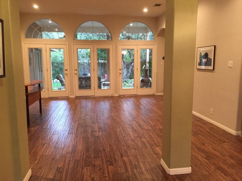 Flooring installation from Butler Floors in the Austin, TX area