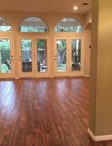 Flooring installation from Butler Floors in the Austin, TX area