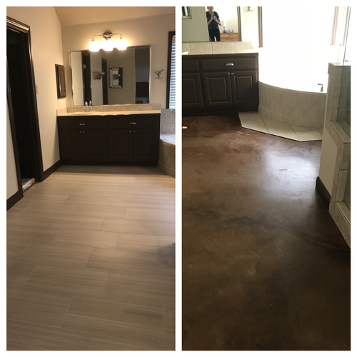 Flooring installation from Butler Floors in the Austin, TX area